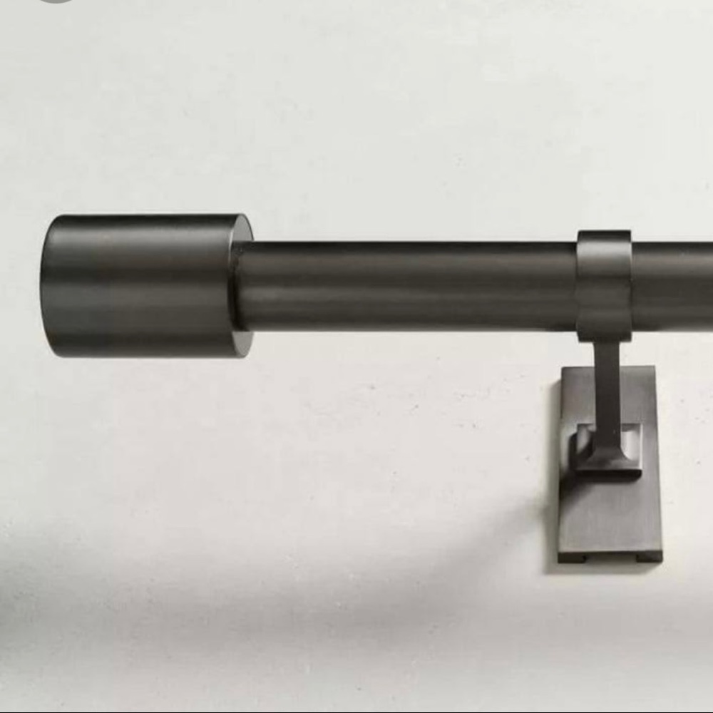 WEST ELM Oversized Metal Curtain Rod x 3.  Still New In Unsealed Packaging.